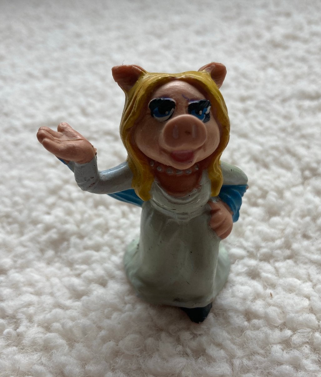 Miss Piggy plastic vintage speelgoed figuur Schleich 1976, Ophalen of Verzenden