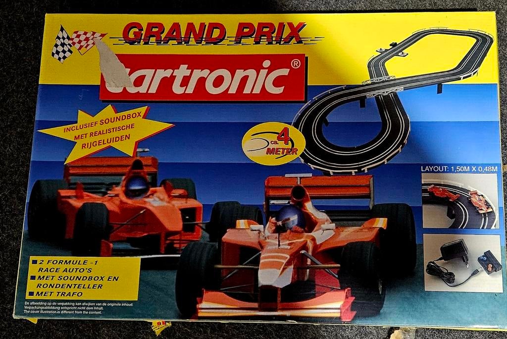 Cartronic Grand Prix Racebaan - Compleet met Soundbox, Kinderen en Baby's, Speelgoed | Racebanen, Ophalen of Verzenden