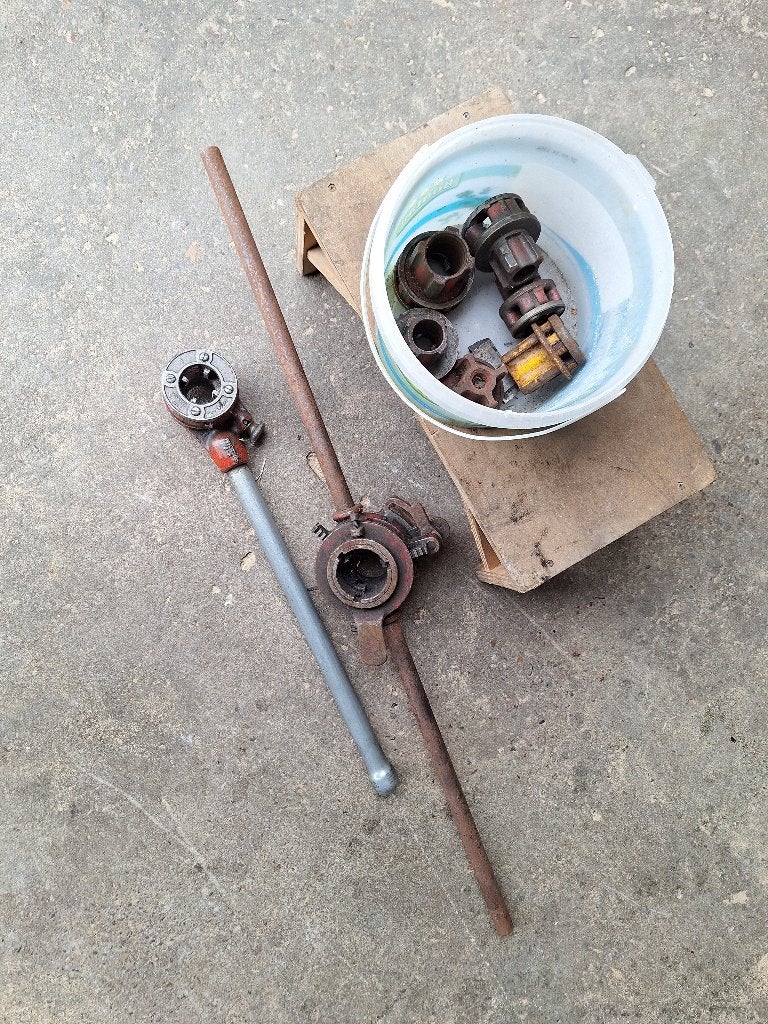 ridgid draadsnijset, Doe-het-zelf en Verbouw, Gereedschap | Handgereedschap, Ophalen, Gebruikt, Snijgereedschap, Ridgid