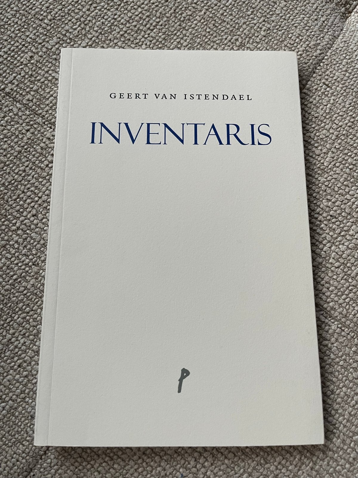 Inventaris - Geert van Istendael (Poëzie)
