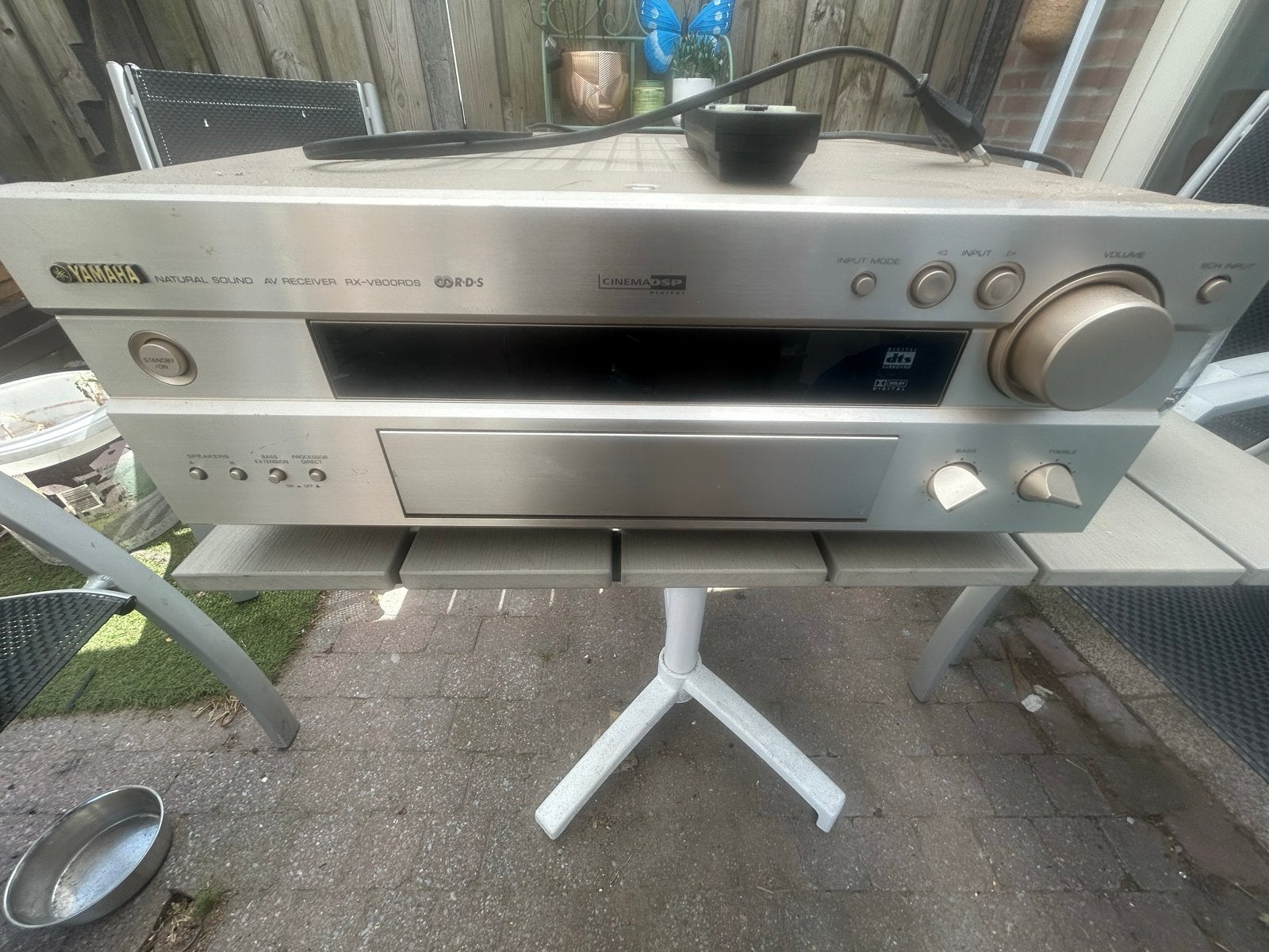 Yamaha RX-V800RDS AV Receiver met afstandsbediening, Audio, Tv en Foto, Versterkers en Receivers, Gebruikt, Yamaha, Ophalen of Verzenden