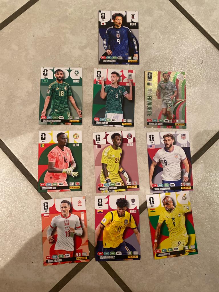 Panini Voetbalplaatjes - Diverse Spelers (9 stuks), Verzamelen, Sportartikelen en Voetbal, Ophalen of Verzenden, Gebruikt, Buitenlandse clubs