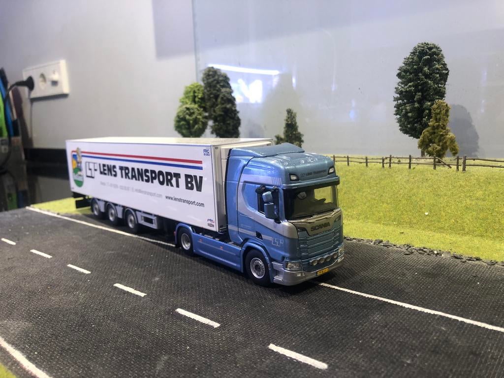 Scania next met koeloplegger van Lens transport, Ophalen of Verzenden, Zo goed als nieuw, Bus of Vrachtwagen, Wsi