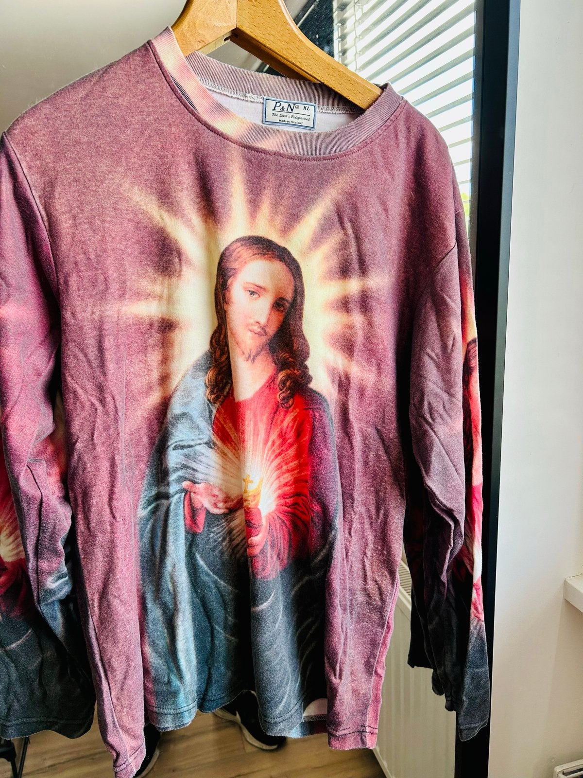 XL Uniek Jezus Christus Lange Mouwen Shirt, Ophalen of Verzenden, Zo goed als nieuw