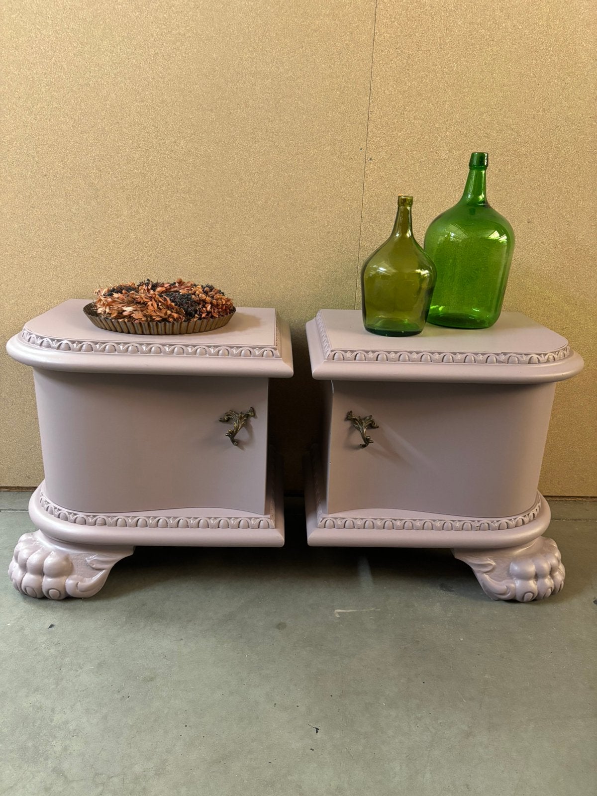 Barok Brocante Nachtkastjes, Ophalen, Studio Larilo, Studiolarilo@gmail.com, Zo goed als nieuw