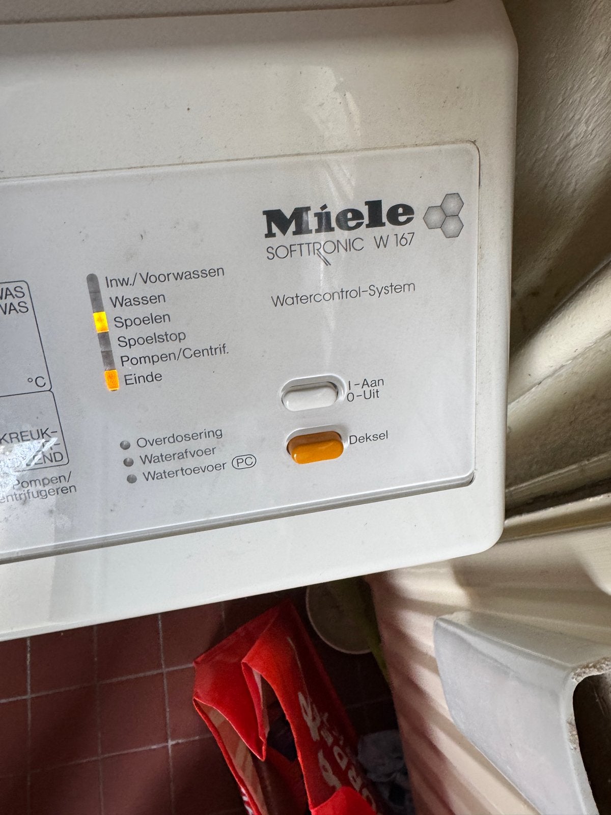 Miele SOFTTRONIC W 167 Wasmachine, Witgoed en Apparatuur, Wasmachines, Ophalen, 1200 tot 1600 toeren, Gebruikt, Voorlader