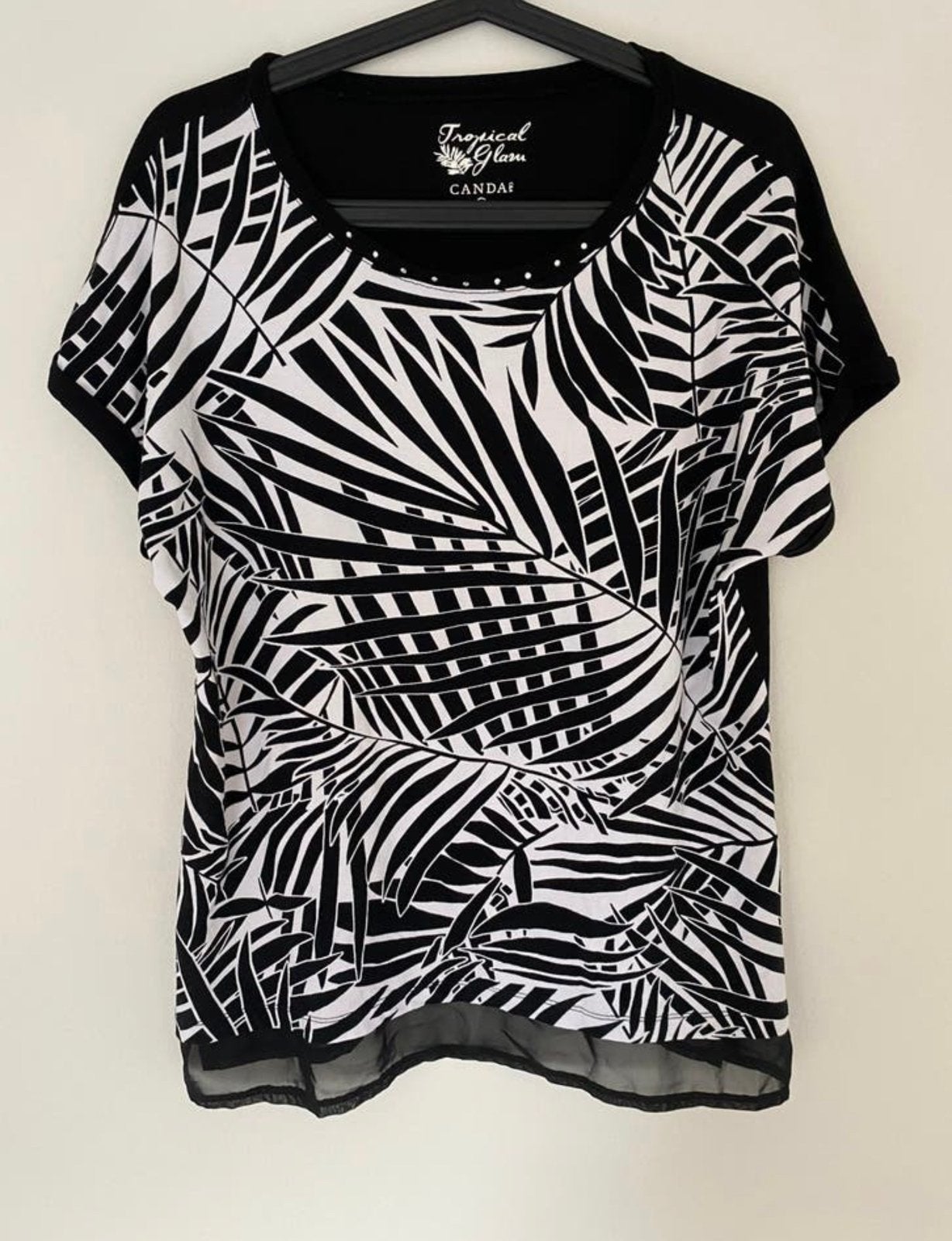 Dames shirt, zwart / Maat M, Kleding | Dames, Maat 38/40 (M), Verzenden, Zwart, Zo goed als nieuw