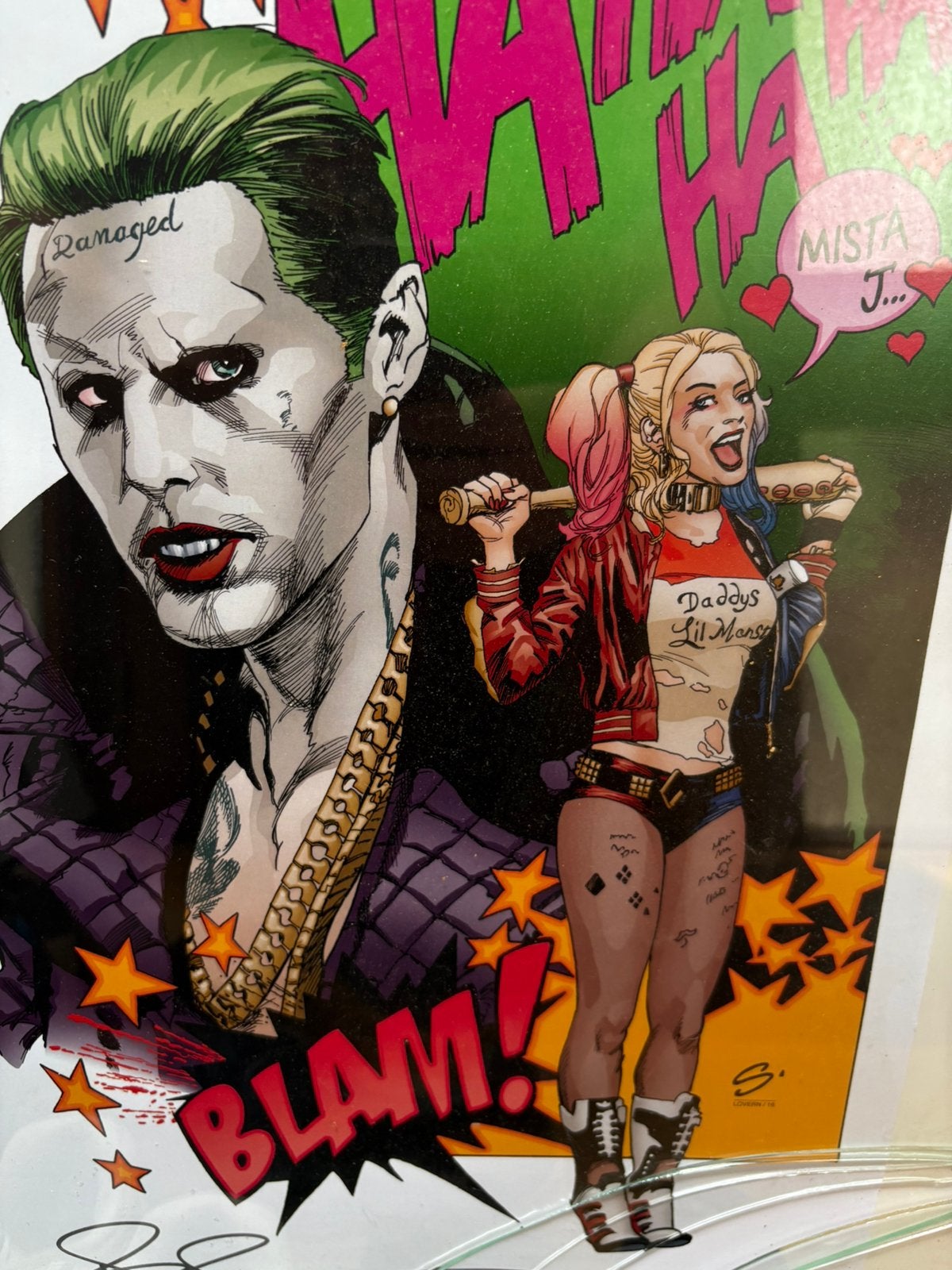 Venom suicide squad Batman 3X signed limited prints een koop, Gebruikt, Ducoso, Poster, Ophalen of Verzenden
