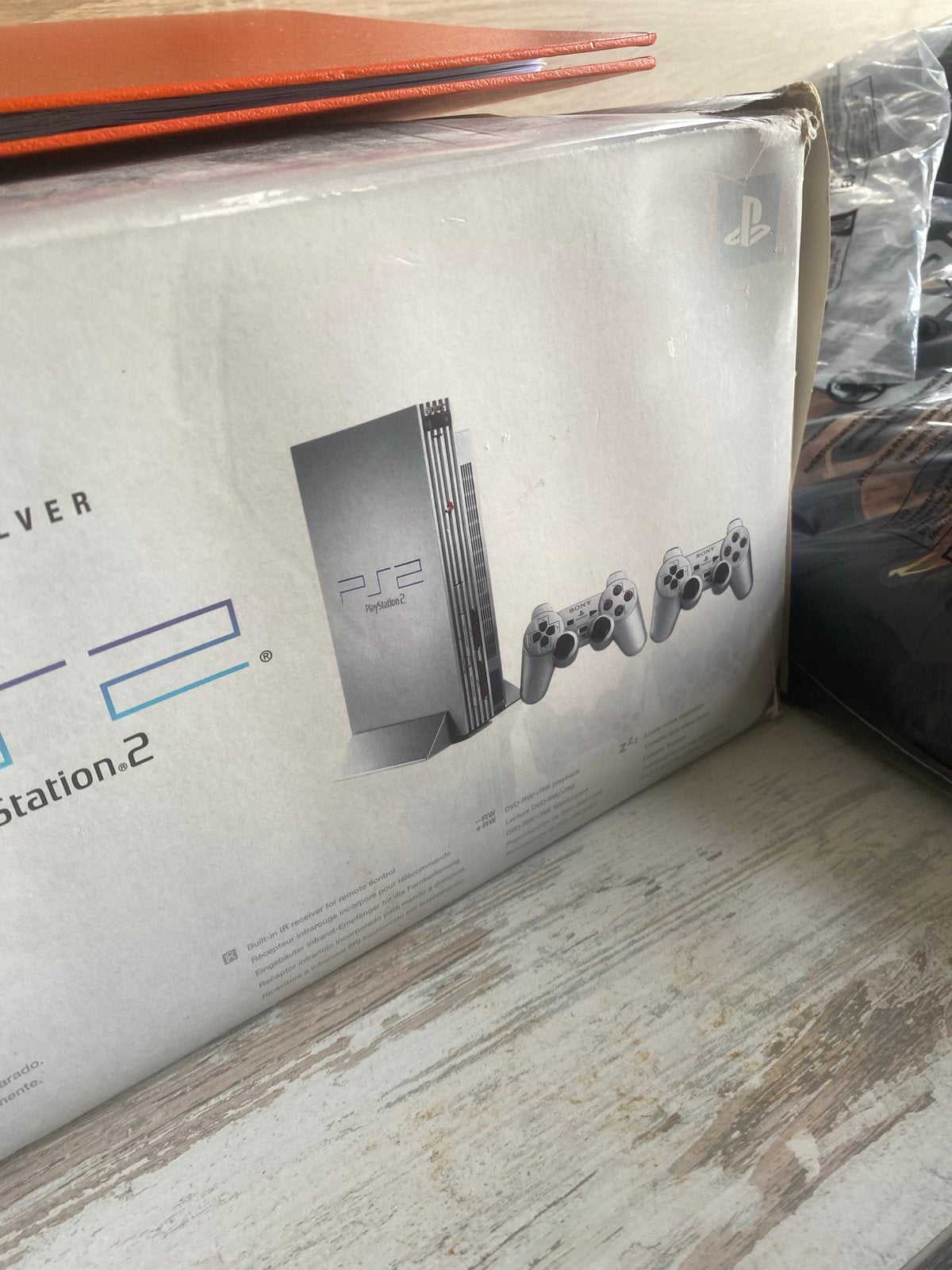 Sony PlayStation 2 (PS2) Satin Silver - Compleet in doos, Ophalen, Phat, Zo goed als nieuw, Met 1 controller