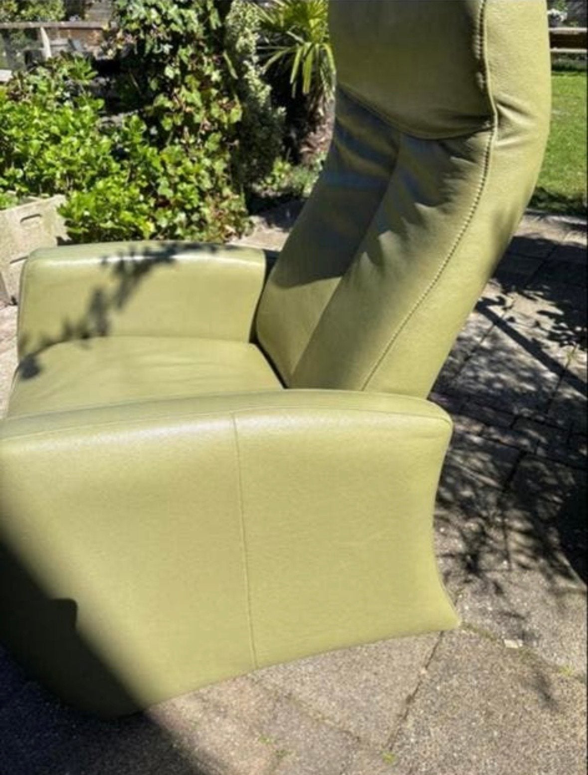 Relaxstoel olijfgroen van Profijt Meubel, Gebruikt, Overige kleuren, Ophalen of Verzenden, Eén