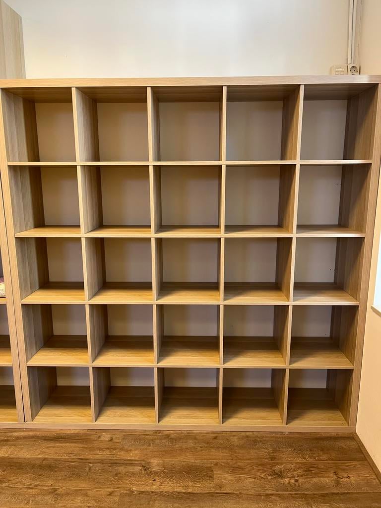 Grote open kast met 25 vakken - kallax( ikea)Houtkleur, Ophalen, Met plank(en), Gebruikt, 150 tot 200 cm