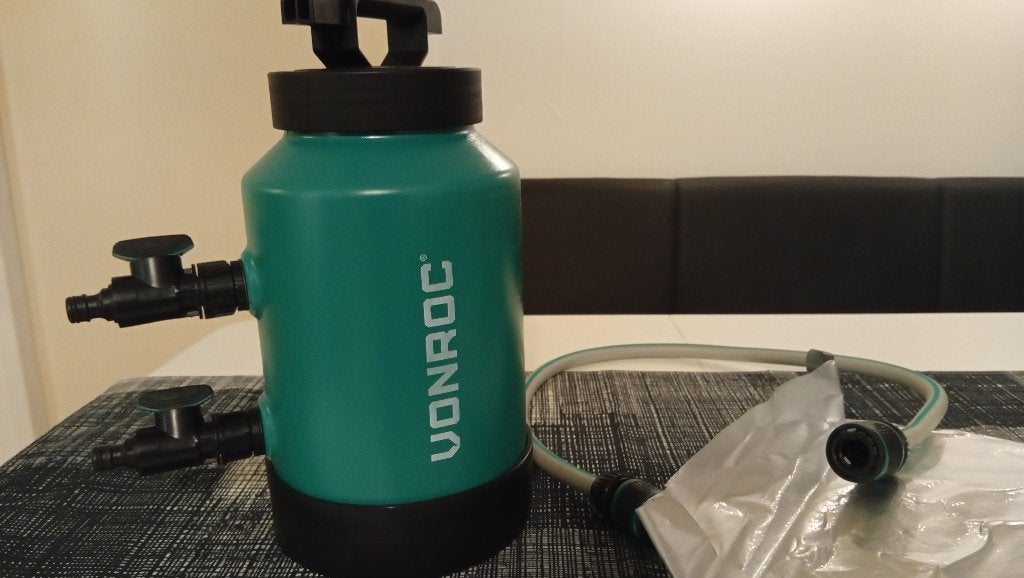 Vonroc Waterontharder / DI-filter vat + 4,5L Hars (nieuw), Ophalen, Nieuw