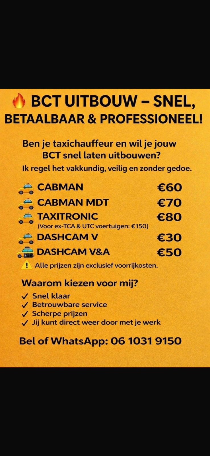 BCT UITBOUW, Auto diversen, Ophalen of Verzenden