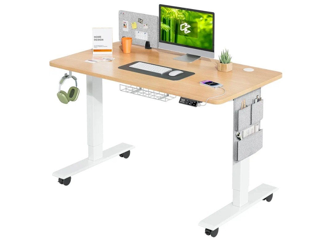 Elektrisch Zit-Sta Bureau Nieuw in doos: Maidesite 120x60, Huis en Inrichting, Bureaus, Ophalen, 120 cm, In hoogte verstelbaar