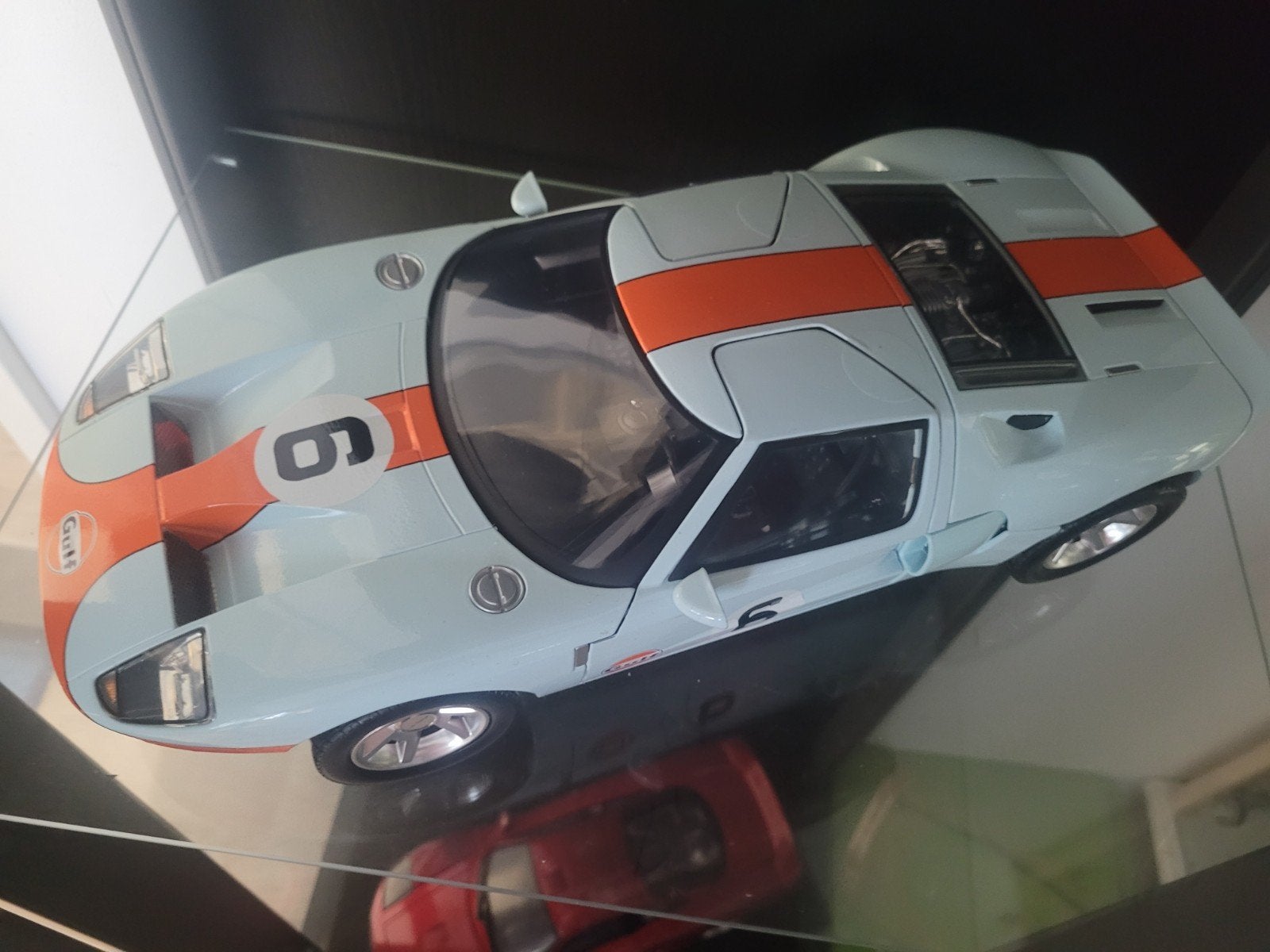 Ford gt gulf grote1/12, Auto, Nieuw, Ophalen of Verzenden, 1:9 t/m 1:12