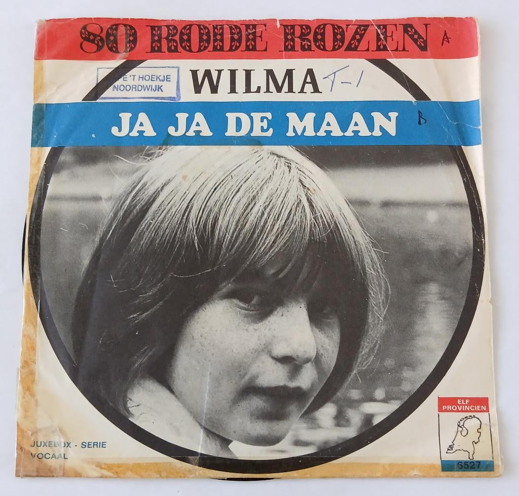 Wilma - 80 Rode rozen, Cd's en Dvd's, Vinyl Singles, Gebruikt, Single, Nederlandstalig, Ophalen of Verzenden