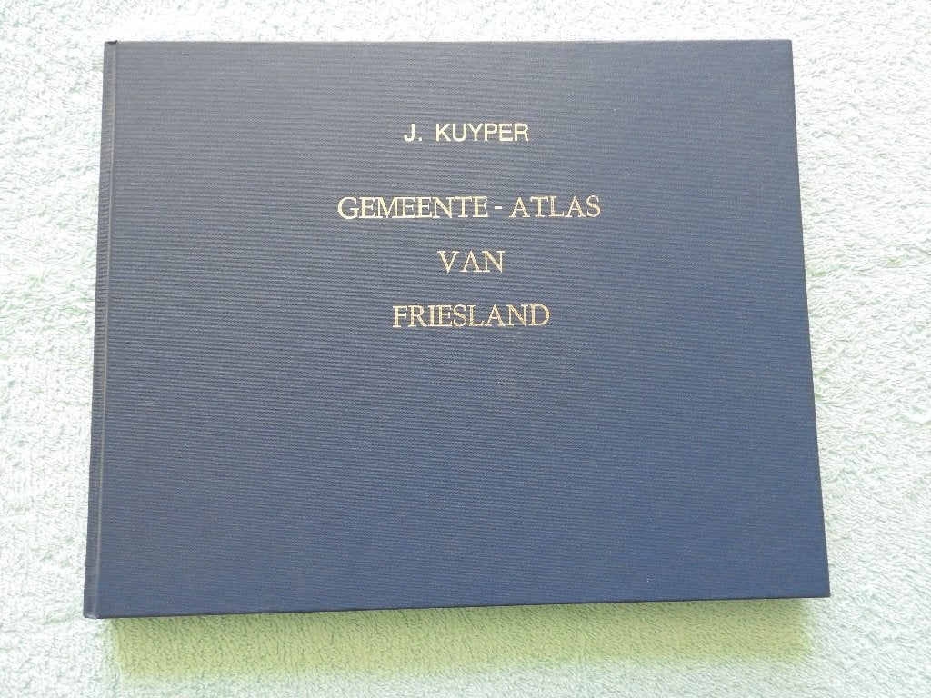 Gemeente-Atlas van Friesland -Kaarten uit de jaren 1877-1889, Boeken, Atlassen en Landkaarten, Ophalen of Verzenden, 1800 tot 2000