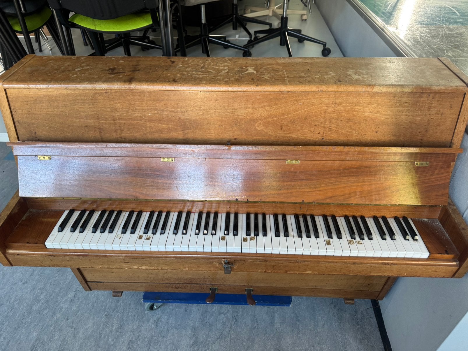 Gratis Piano Alb. Hahn, Ophalen, Gebruikt