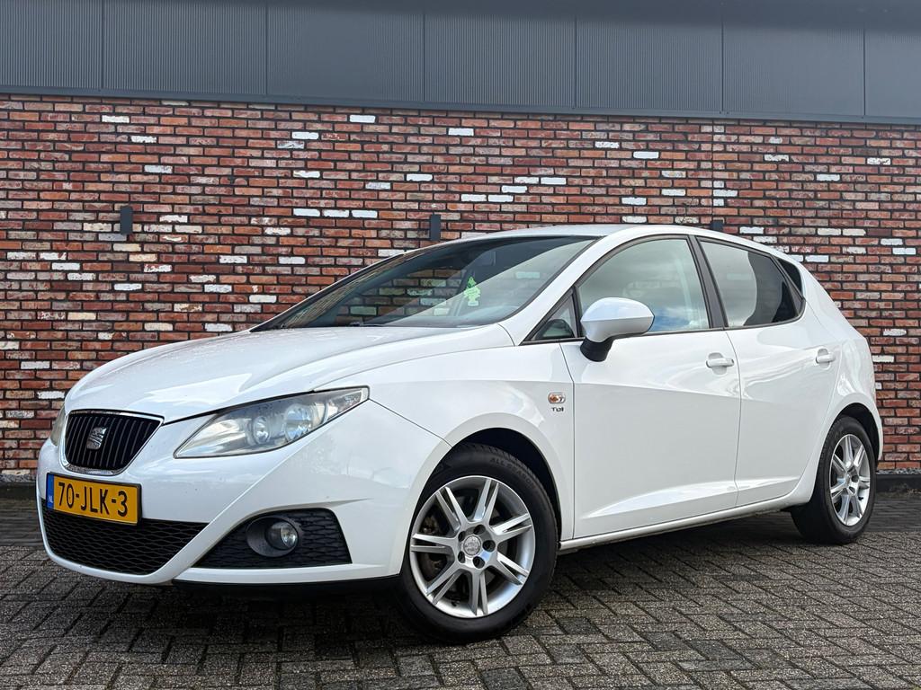 Seat Ibiza 1.9 TDI Style Cruise Clima Zuinig en Betrouwbaar, Auto's, Voorwielaandrijving, Stof, Gebruikt, Zwart