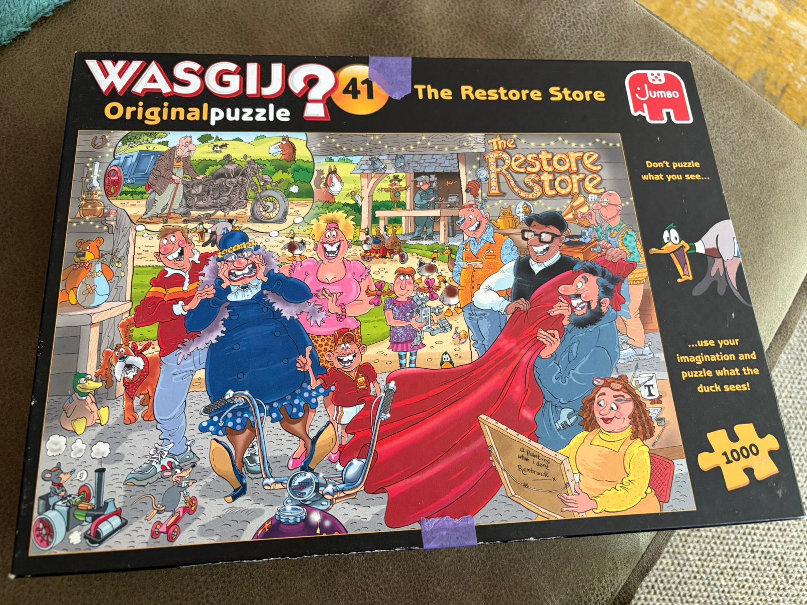 Wasgij puzzel original 41, Hobby en Vrije tijd, Ophalen, 500 t/m 1500 stukjes, Gebruikt, Legpuzzel