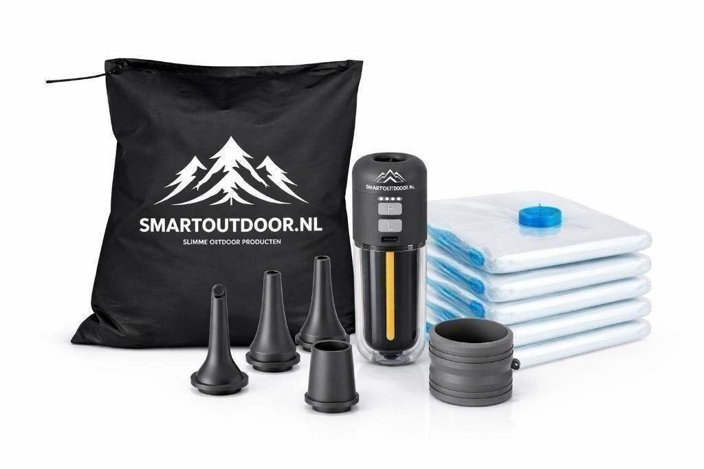 Vacuümzakken Set 4 Stuks 60x80 cm met Elektrische Pomp Zwart, Ophalen of Verzenden, Nieuw