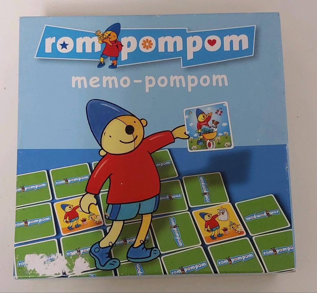Rom pompom memo  (kaarten nog nieuw in folie), Ophalen of Verzenden, Nieuw, Speelkaart(en)