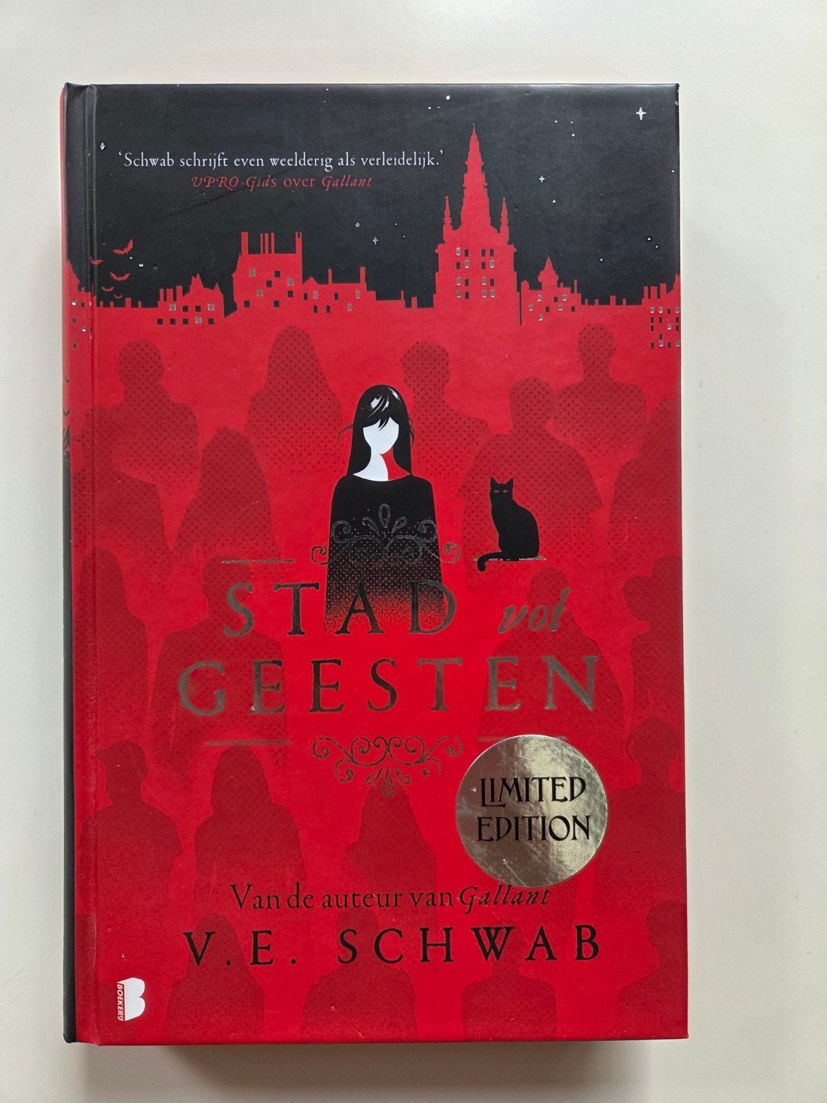 V.E. Schwab - Stad vol geesten, Ophalen of Verzenden, Zo goed als nieuw, V.E. Schwab