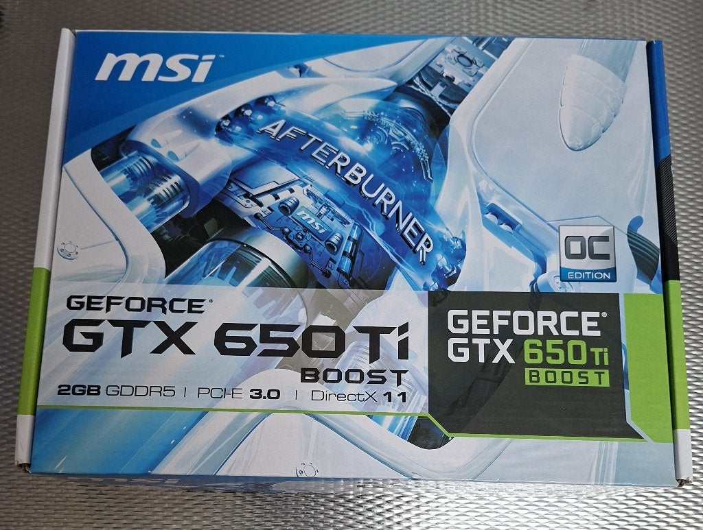 MSI GeForce GTX 650 Ti Boost OC Edition 2GB GDDR5, Computers en Software, PCI-Express 3, HDMI, Ophalen of Verzenden, Nvidia