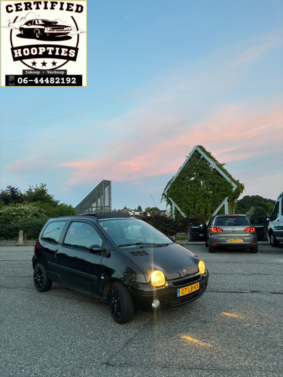 Renault Twingo 1.2 16V Dyna 2002 Zwart APK 3/7/27 PANO!, Auto's, Renault, Particulier, Twingo, Benzine, B, Hatchback, Handgeschakeld