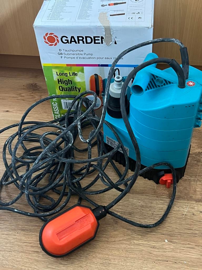 Gardena Classic 7000 Dompelpomp -, Ophalen of Verzenden, Zo goed als nieuw, Elektrisch, Dompelpomp