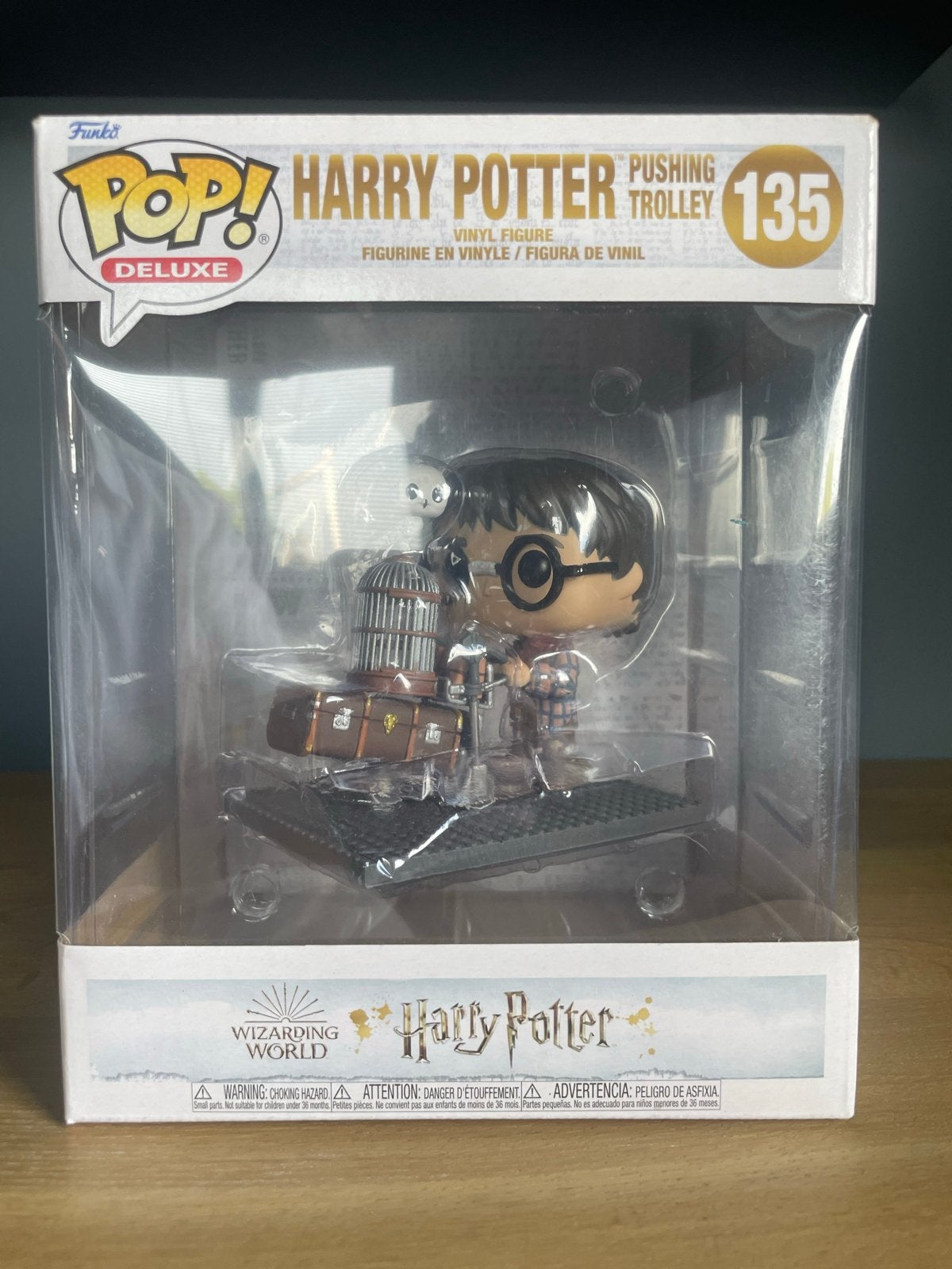 Funko Pop Harry Potter Pushing Trolley Deluxe #135, Ophalen of Verzenden, Nieuw