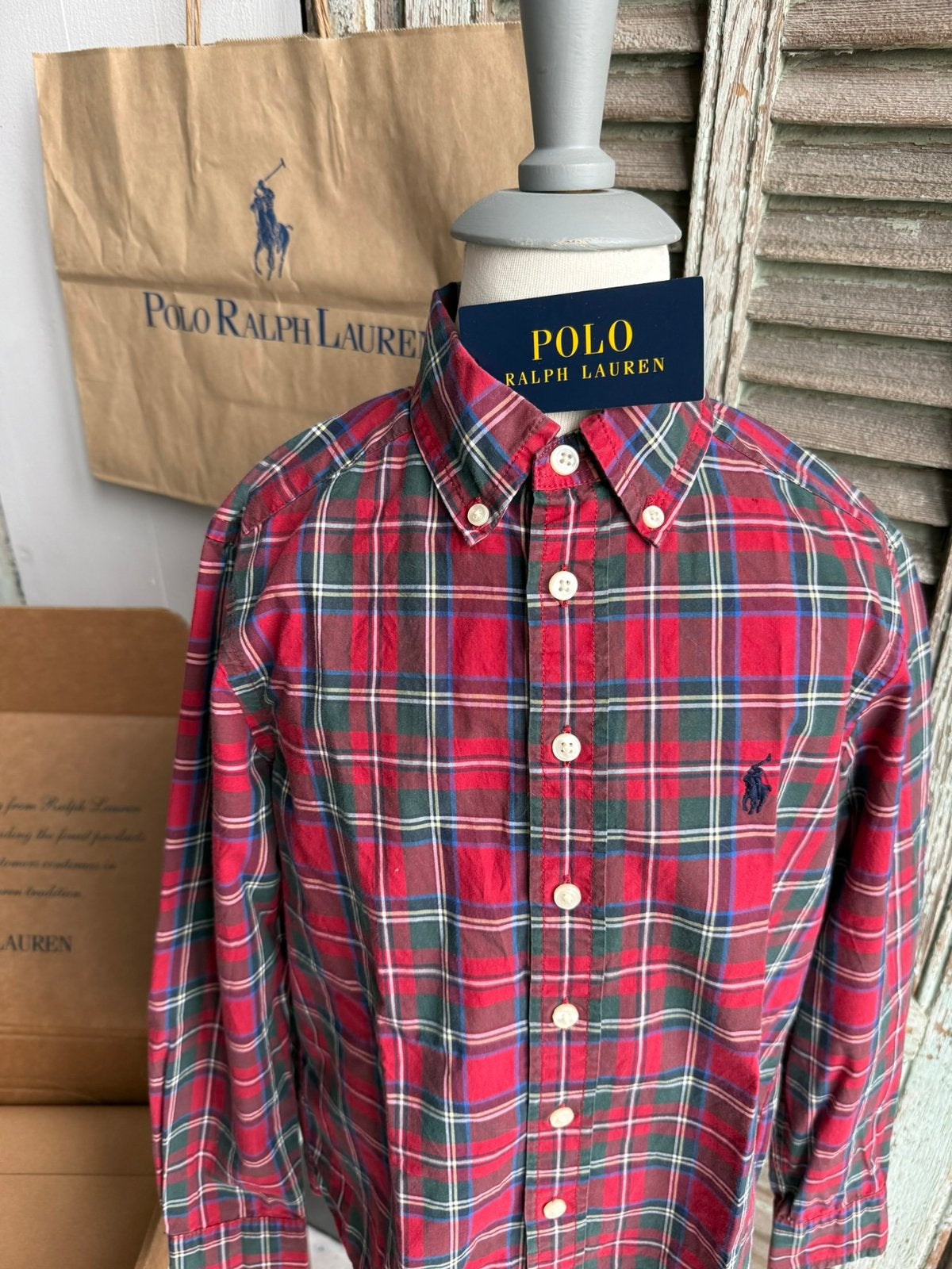 Schitterend overhemd/shirt van Ralph Lauren size, Overhemd of Blouse, Ophalen of Verzenden, Zo goed als nieuw, Jongen