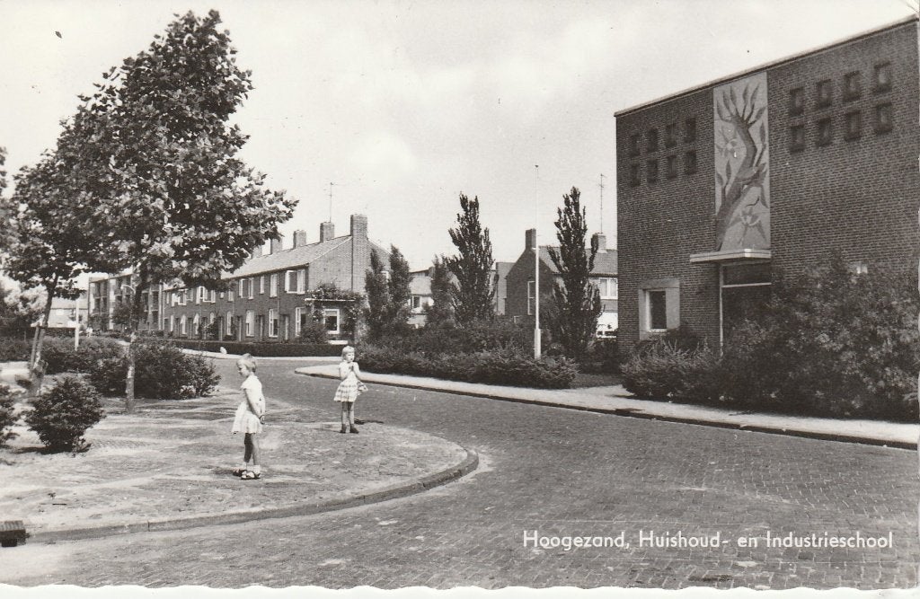 Hoogezand   Huishoudschool, Verzamelen, Ophalen of Verzenden, 1940 tot 1960, Gelopen, Groningen