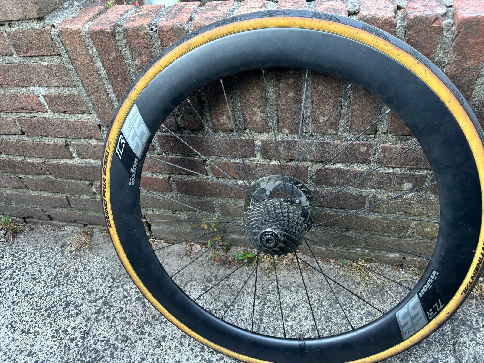 Vision TLR 55 Achterwiel - Carbon Racefiets Wiel, Gebruikt, Racefiets, Carbon, Ophalen