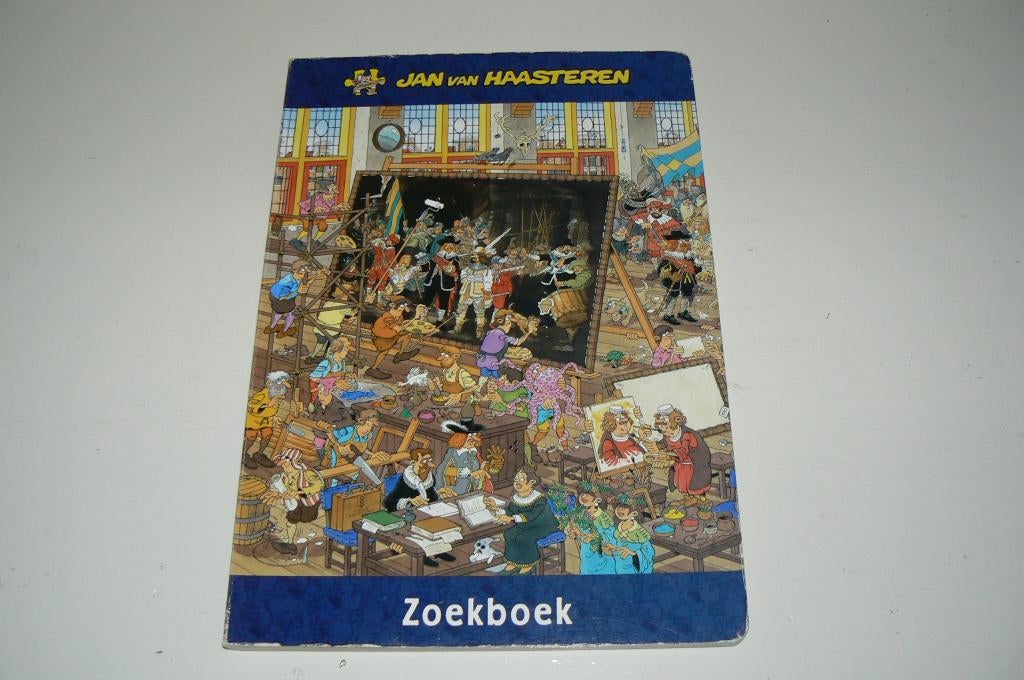 Jan van Haasteren zoekboek deel 20 Rembrandts Atelier 2022, Ophalen of Verzenden, 500 t/m 1500 stukjes, Gebruikt, Overige typen