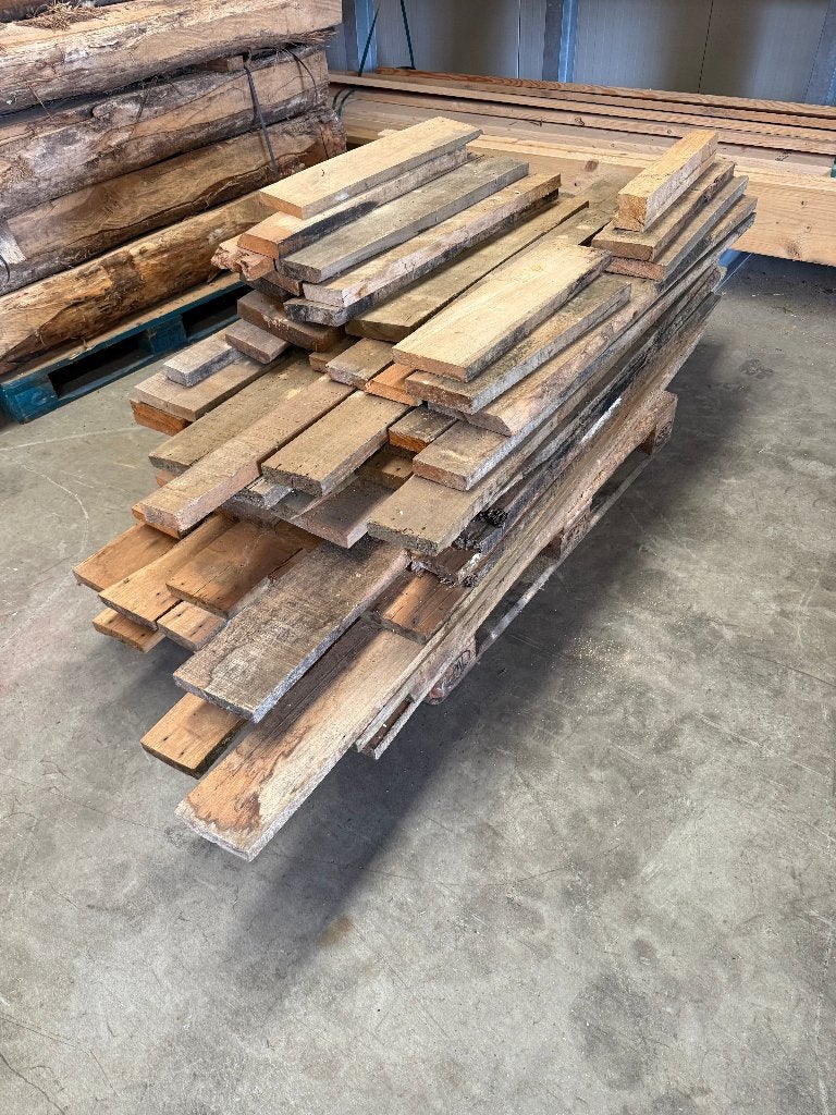 Diverse eiken houten planken, Doe-het-zelf en Verbouw, Hout en Planken, Ophalen, Gebruikt, Minder dan 25 mm, Eiken