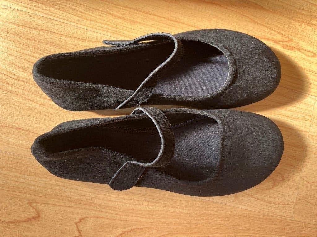 Ballerina’s met bandje, Zwart, Onbekend., Nieuw, Ballerina's