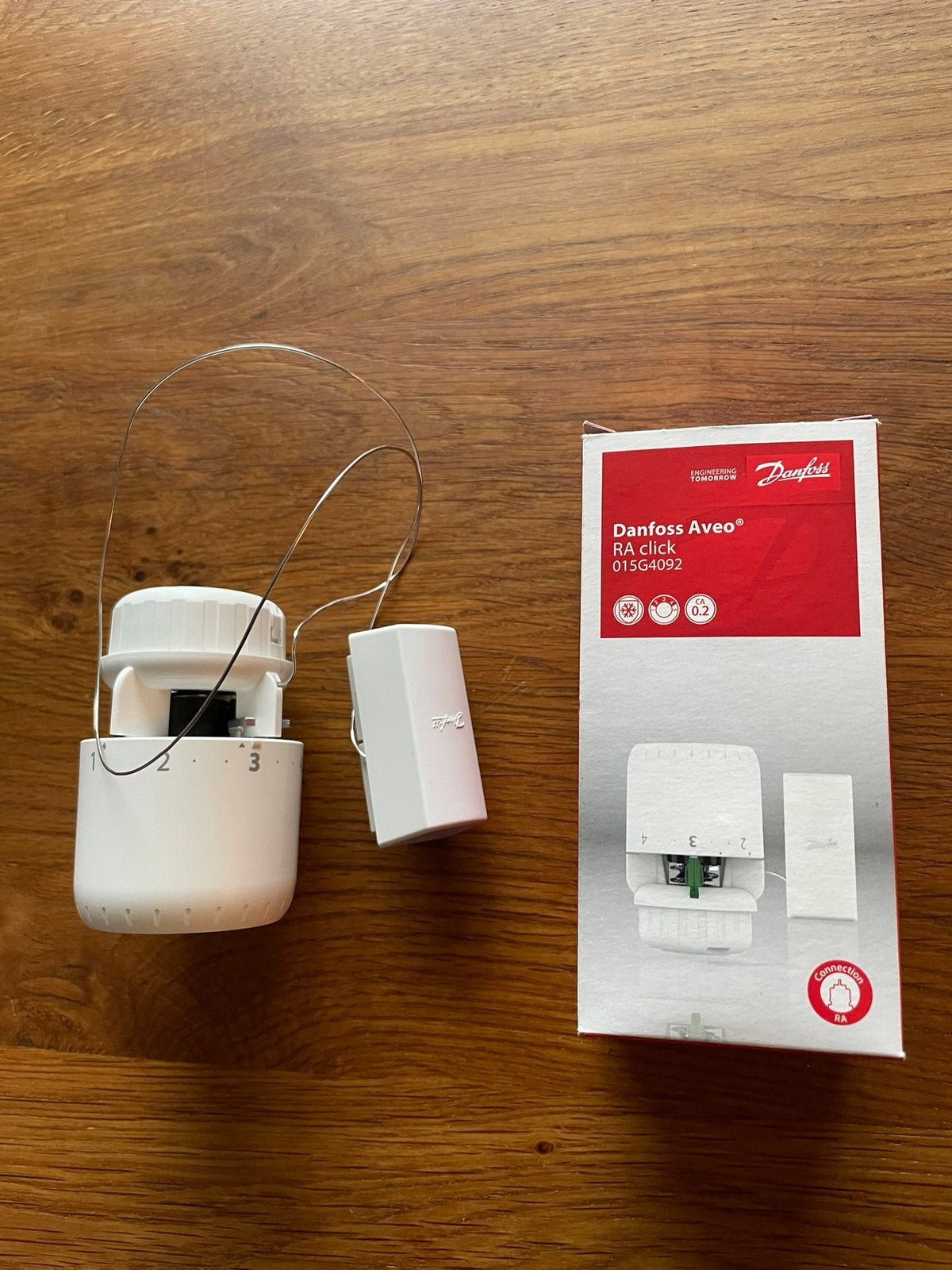 Danfoss Aveo, thermostaatknop, met voeler op afstand, Doe-het-zelf en Verbouw, Minder dan 30 cm, Overige typen, Nieuw, Minder dan 60 cm