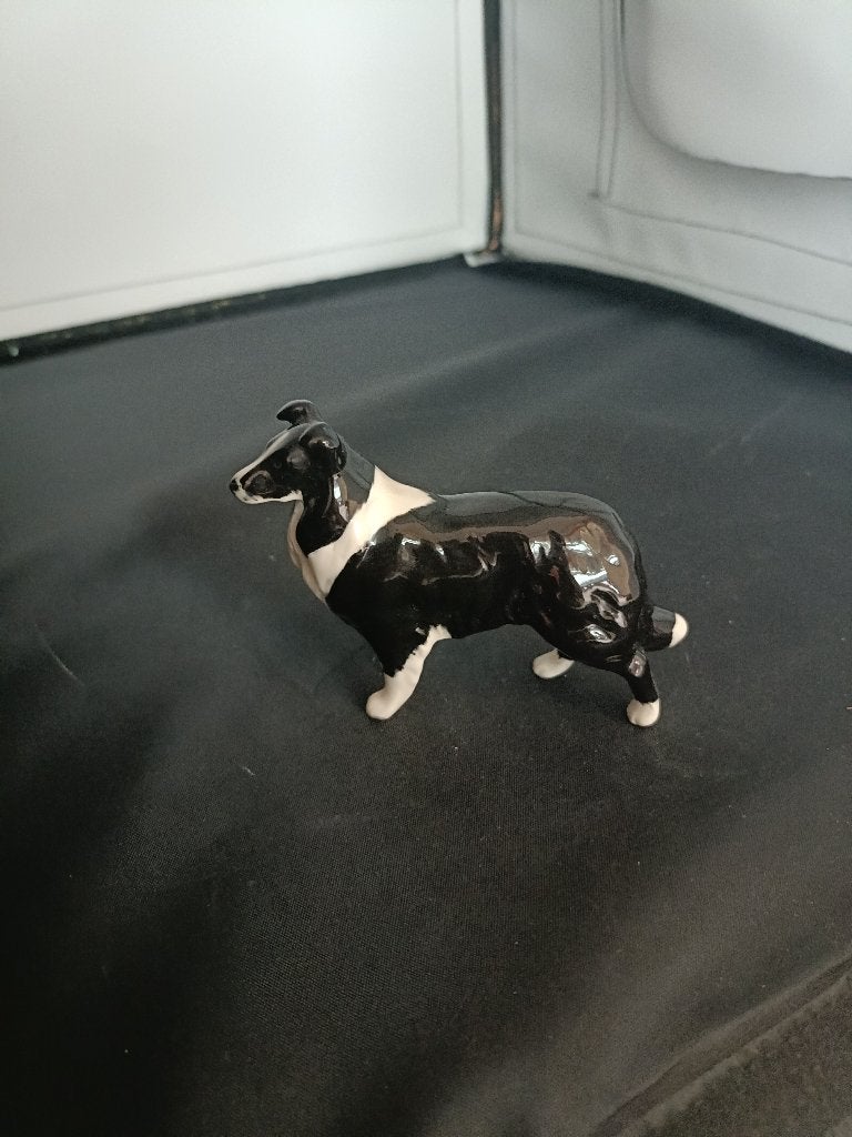 vintage beswick keramiek beeldje borde collie herdershond, Ophalen of Verzenden, Zo goed als nieuw, Dier