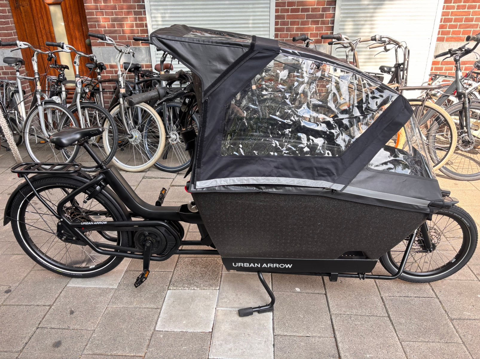 Urban Arrow Family Performance line motor - zeer nette staat, 3 kinderen, Huif, Zo goed als nieuw, Schijfrem