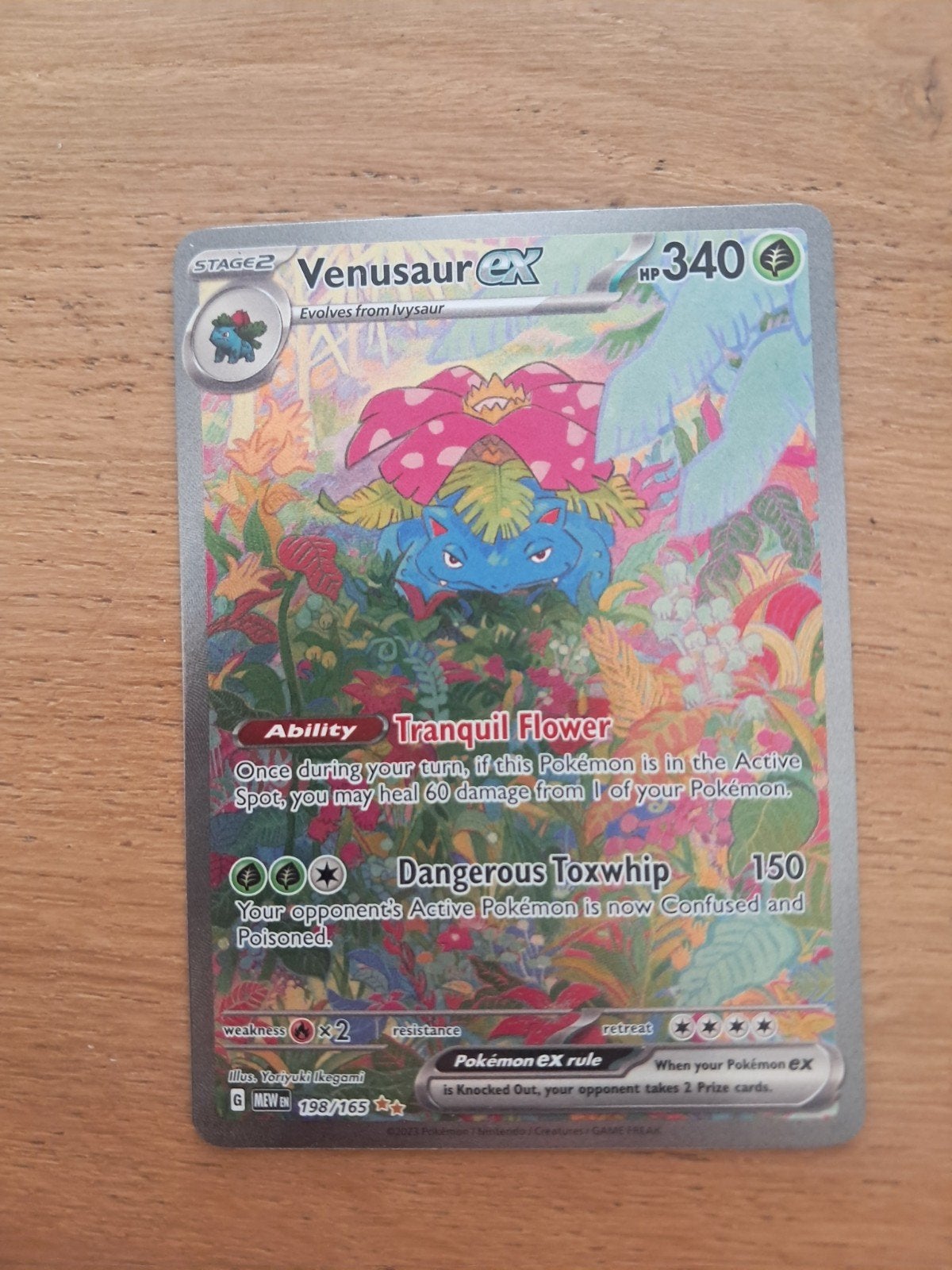 Venusaur sir 151 (198/165), Ophalen of Verzenden, Zo goed als nieuw