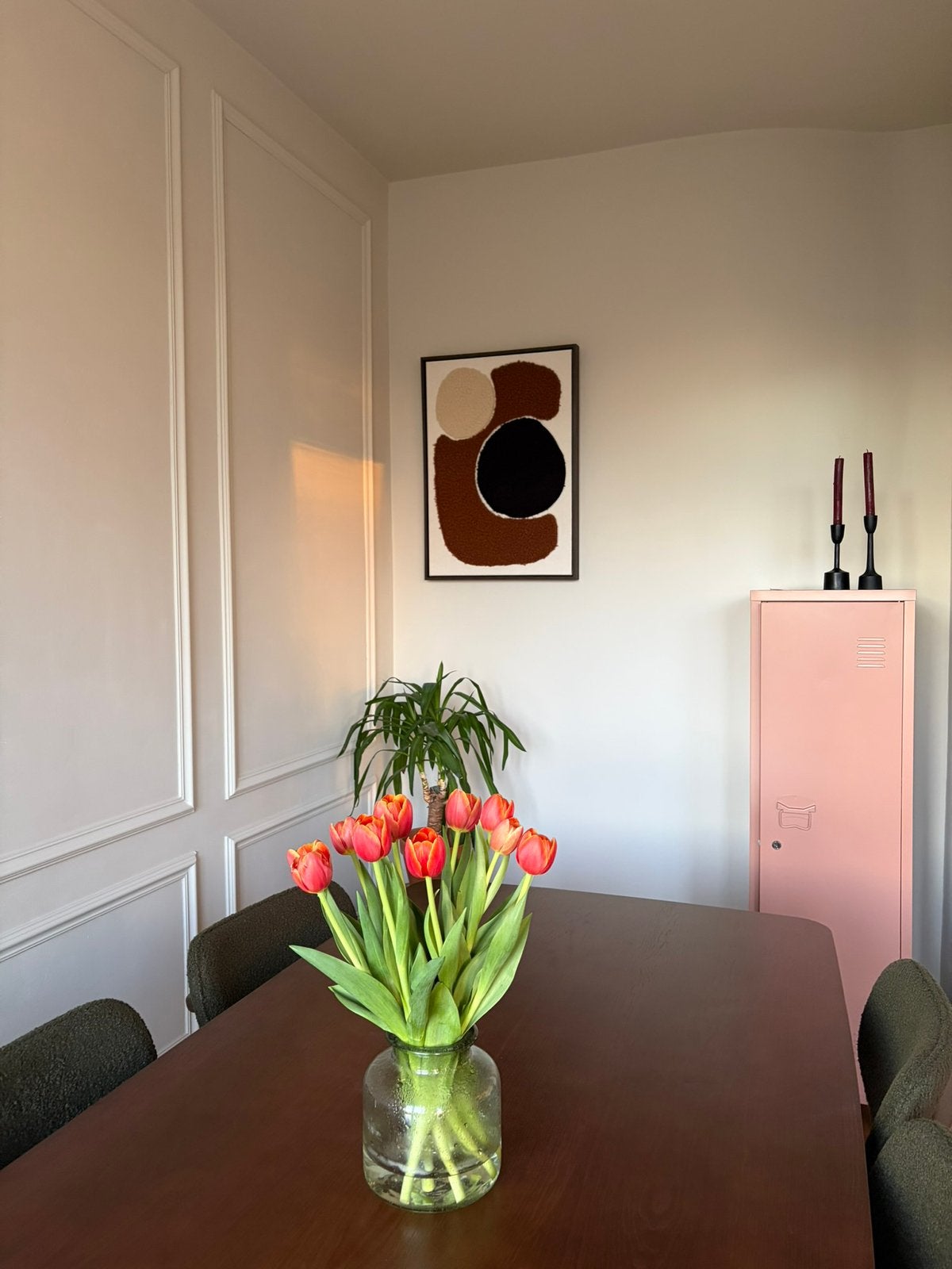 Oud roze lockerkast - Kurikka metaal, Huis en Inrichting, Kasten | Lockerkasten, Ophalen, Gebruikt