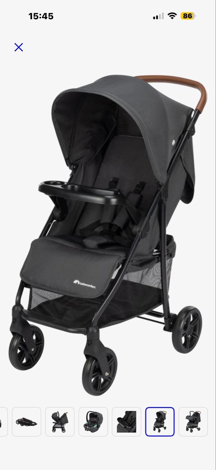 Bebeconfort Misty Duo Kinderwagen met autostoel, Zo goed als nieuw, Combiwagen, Met autostoeltje, Ophalen
