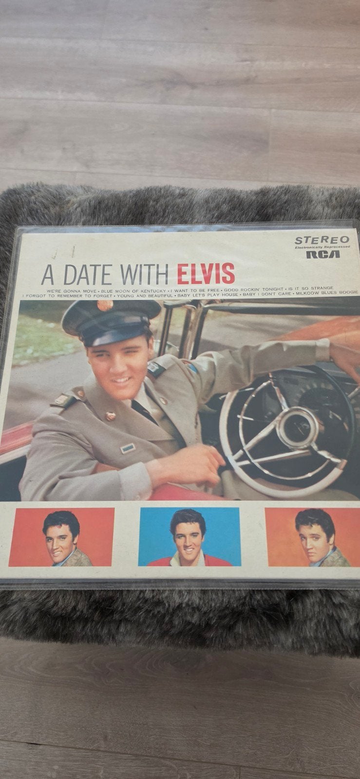 Elvis Presley - A Date With Elvis LP (RCA Stereo), LP, Rock, Gebruikt, Originele persing