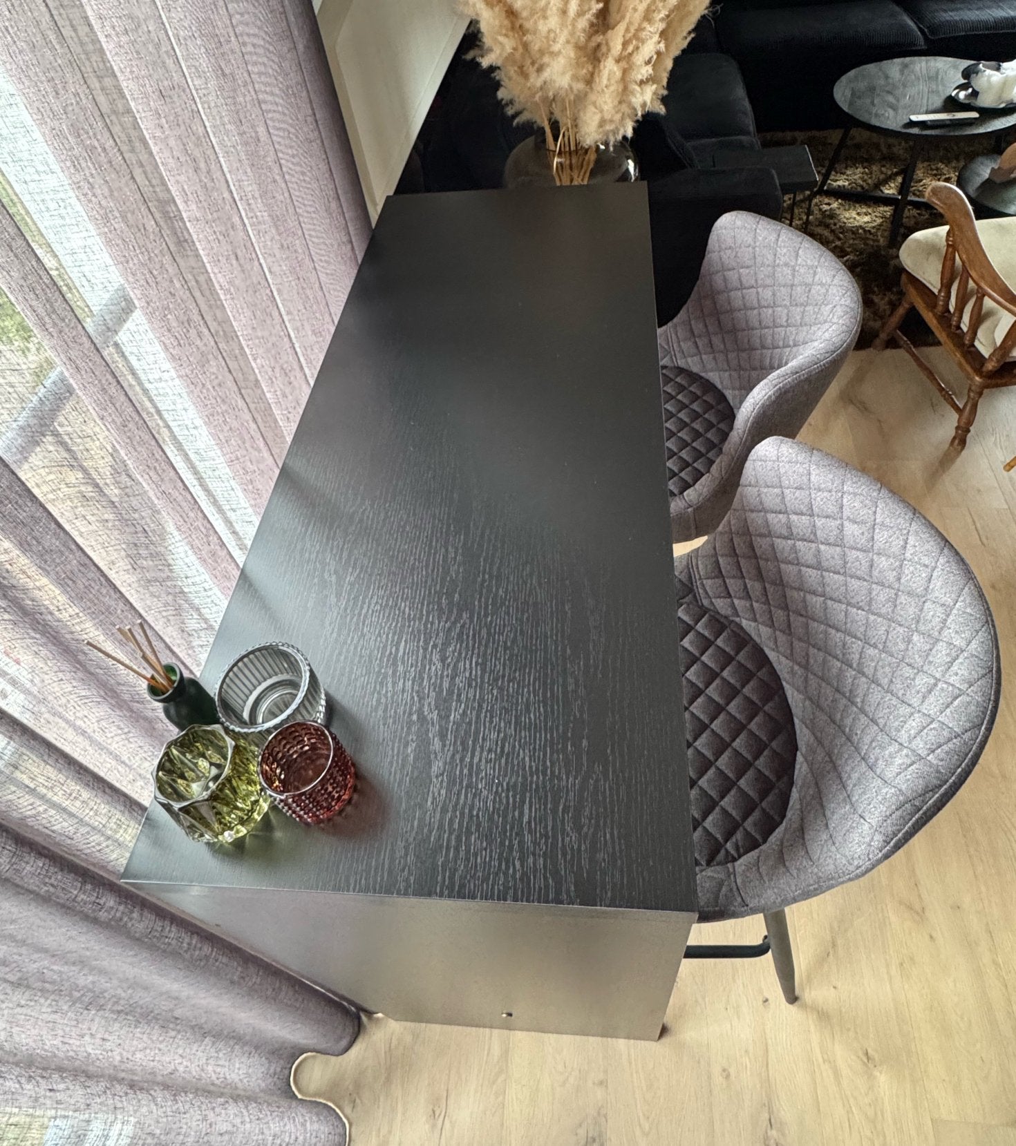 Bartafel met 2 stoelen, Ophalen, Zo goed als nieuw, 4 tot 6 stoelen