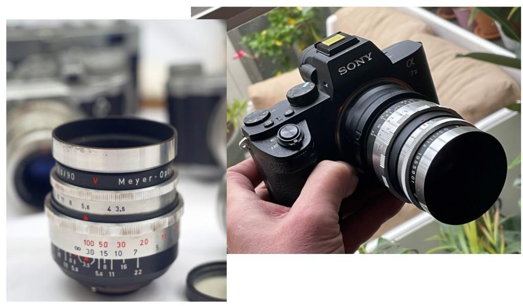 Telefogar (Meyer Optik Görlitz) 90mm f3.5 (vaste E-mount), Ophalen of Verzenden, 1960 tot 1980