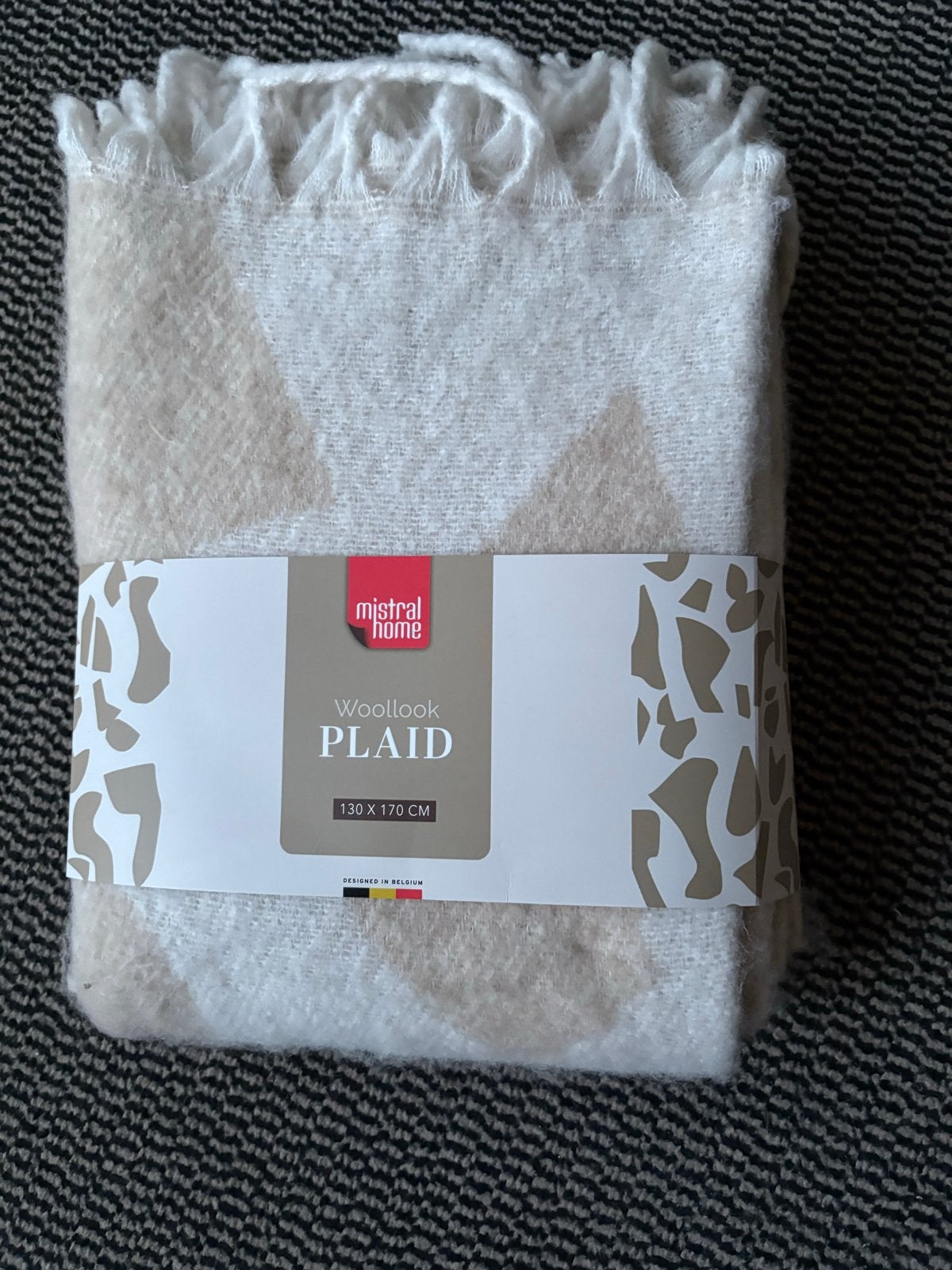 Warm Woollook Plaid 130x170 cm voor koude avonden, Ophalen, Nieuw, Polyester, Plaid