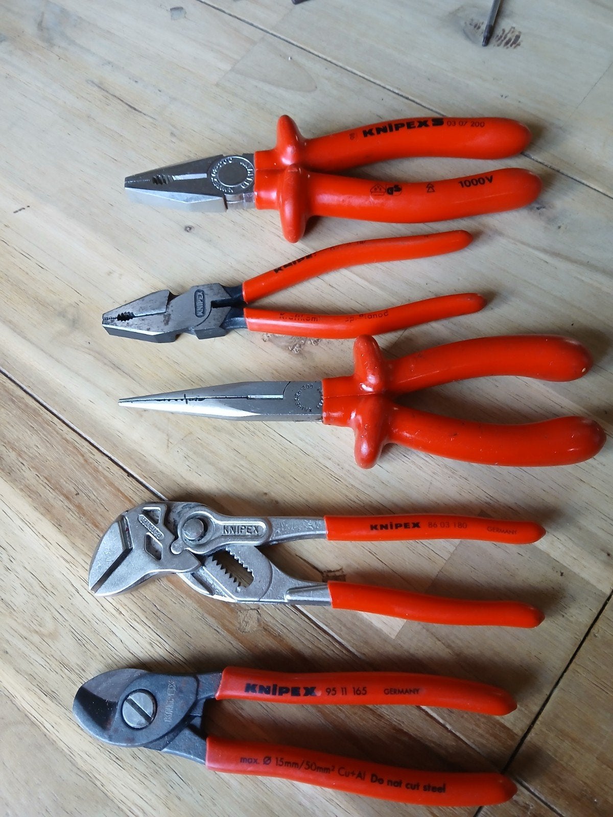Knipex Tangen Set - Diverse Tangen van Hoge Kwaliteit, Ophalen, Gebruikt, Tang, Knipex