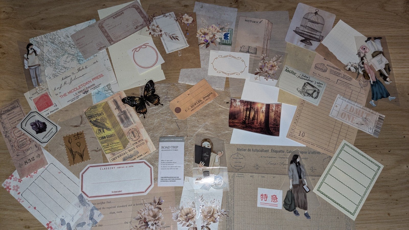 Ephemera set journal 3, Ophalen, Zo goed als nieuw