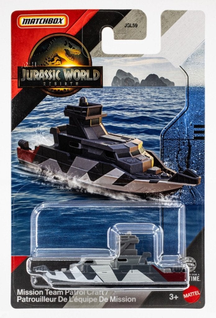 Matchbox: Jurassic World Rebirth: Mission Team Patrol Craft, ., Nieuw, Ophalen of Verzenden, .